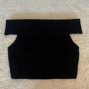 Babaton Off The Shoulder Ribbed Top